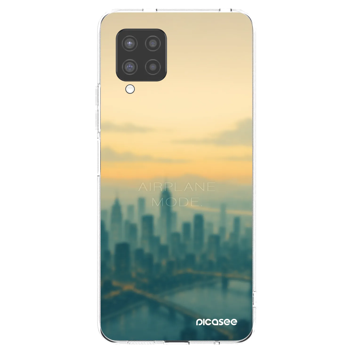 Picasee διαφανής θήκη σιλικόνης Samsung Galaxy A42 A426B - Airplane mode