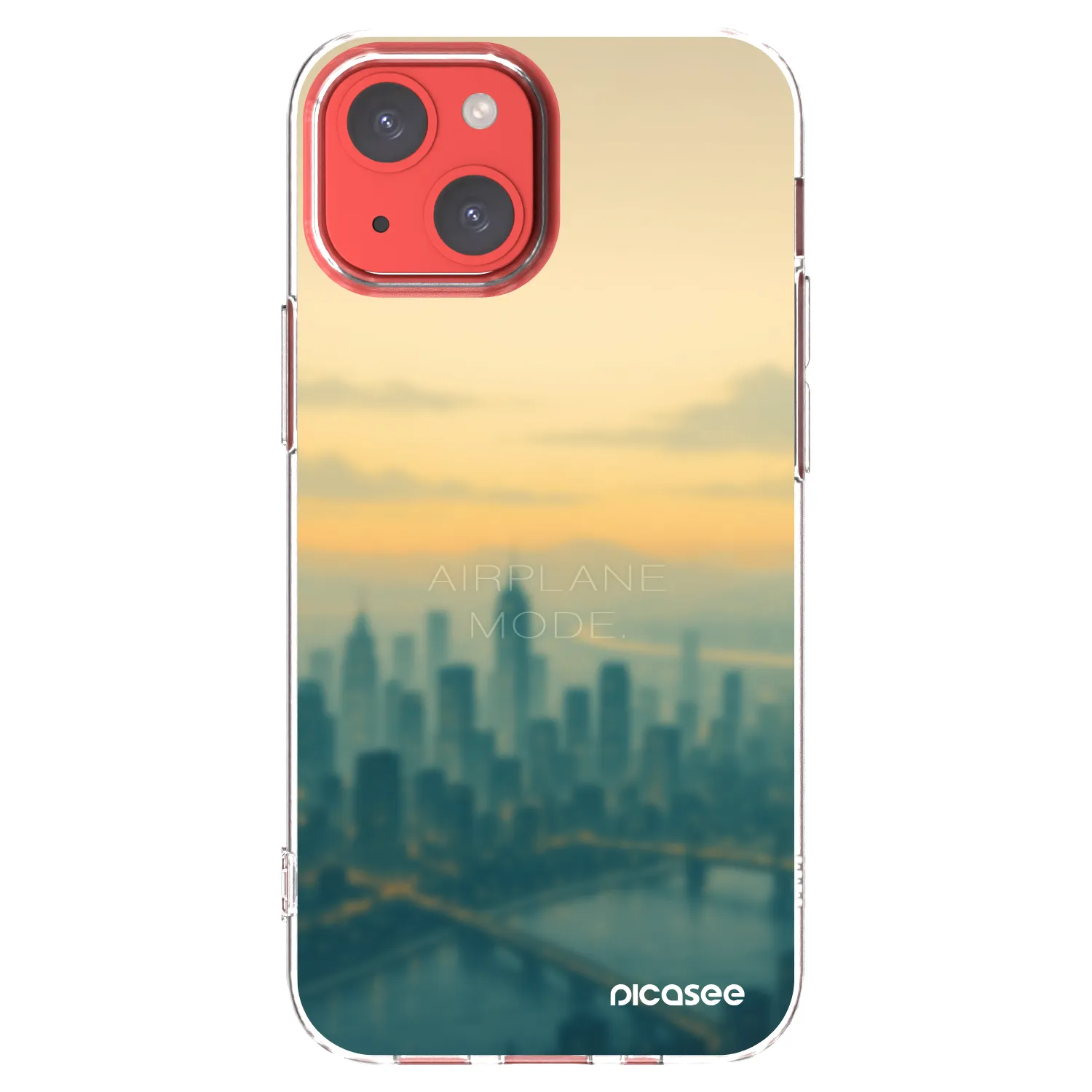 Picasee διαφανής θήκη σιλικόνης Apple iPhone 13 mini - Airplane mode