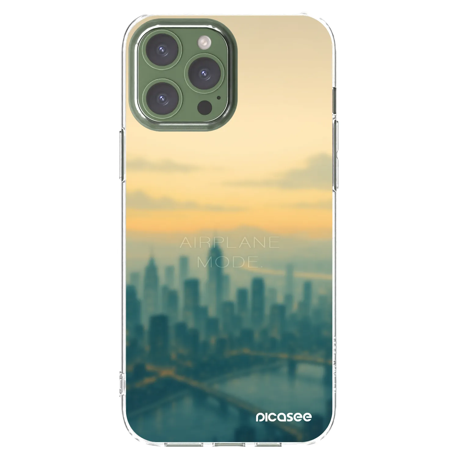 Picasee διαφανής θήκη σιλικόνης Apple iPhone 13 Pro Max - Airplane mode