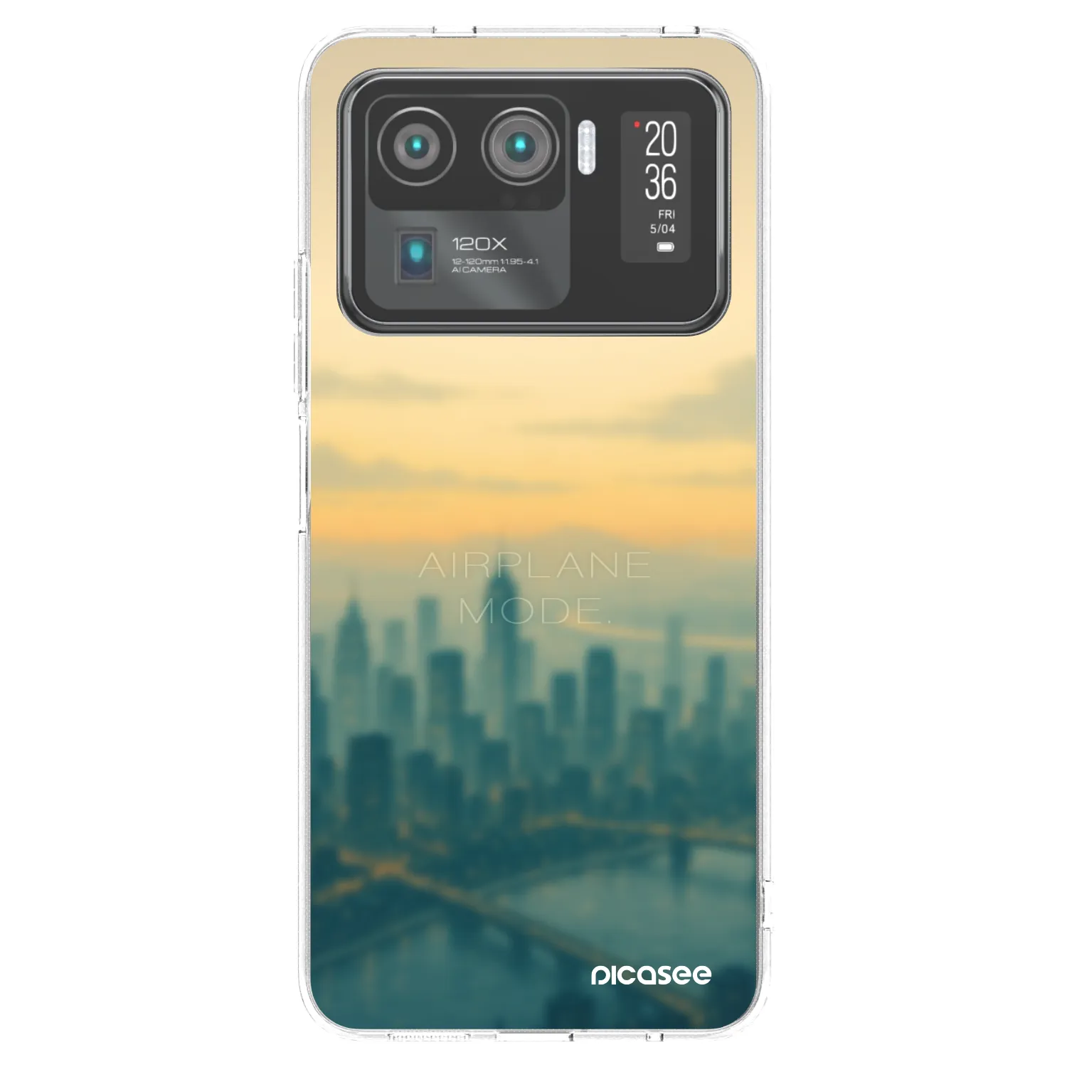 Picasee διαφανής θήκη σιλικόνης Xiaomi Mi 11 Ultra - Airplane mode