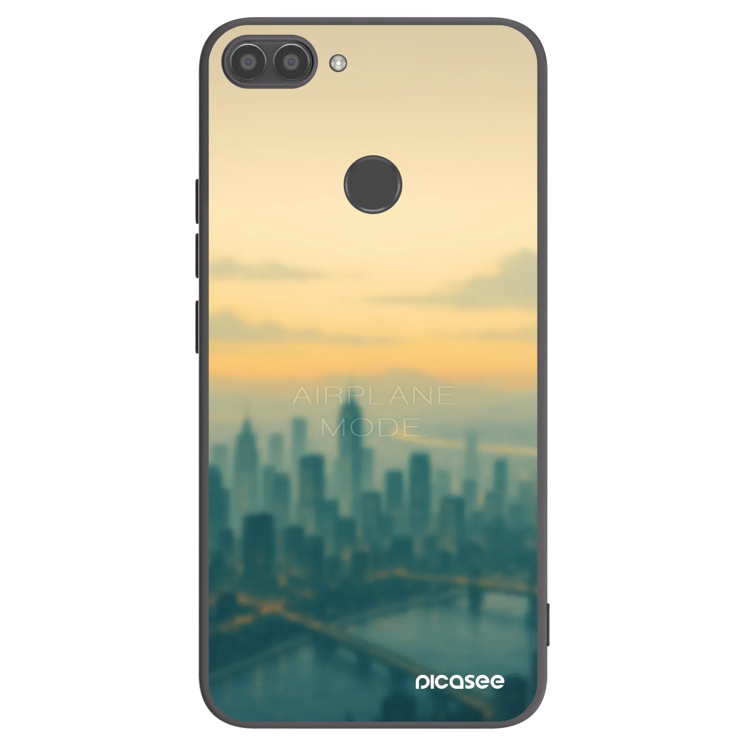 Picasee Μαύρη θήκη σιλικόνης για Huawei P Smart - Airplane mode