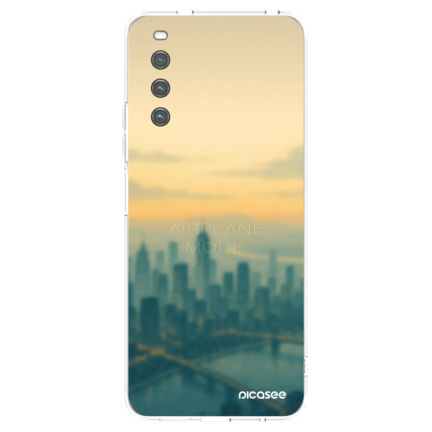 Picasee διαφανής θήκη σιλικόνης Sony Xperia 10 IV 5G - Airplane mode