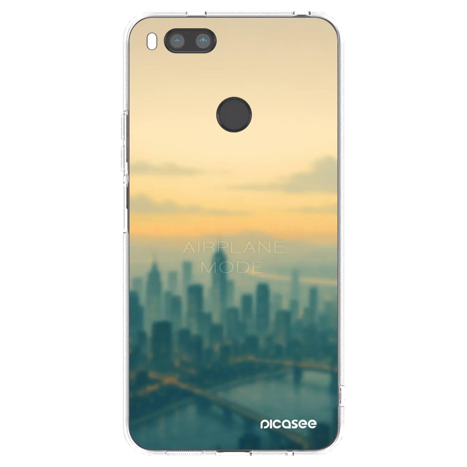Picasee διαφανής θήκη σιλικόνης Xiaomi Redmi A1 - Airplane mode