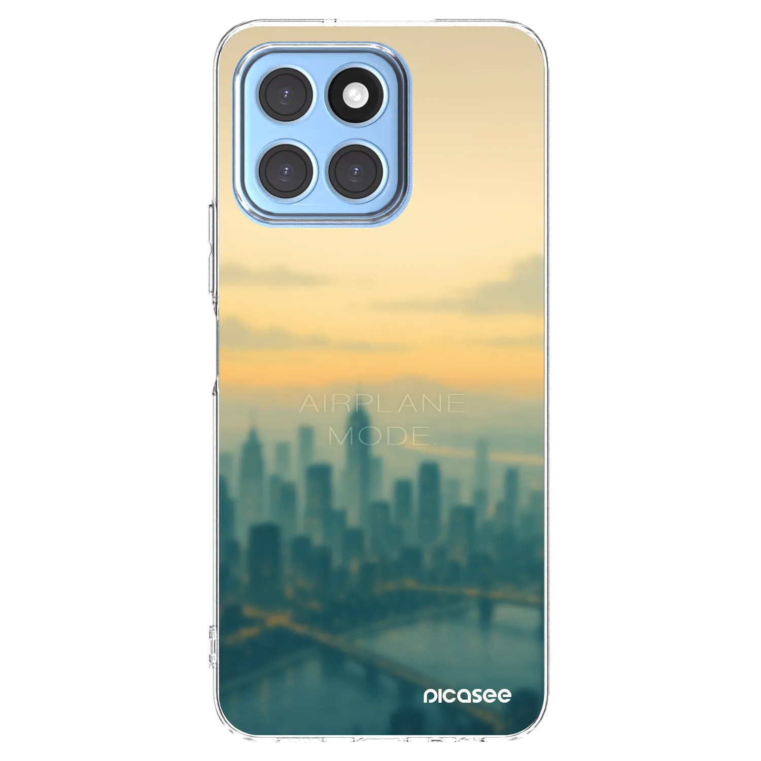Picasee διαφανής θήκη σιλικόνης Honor X6 - Airplane mode