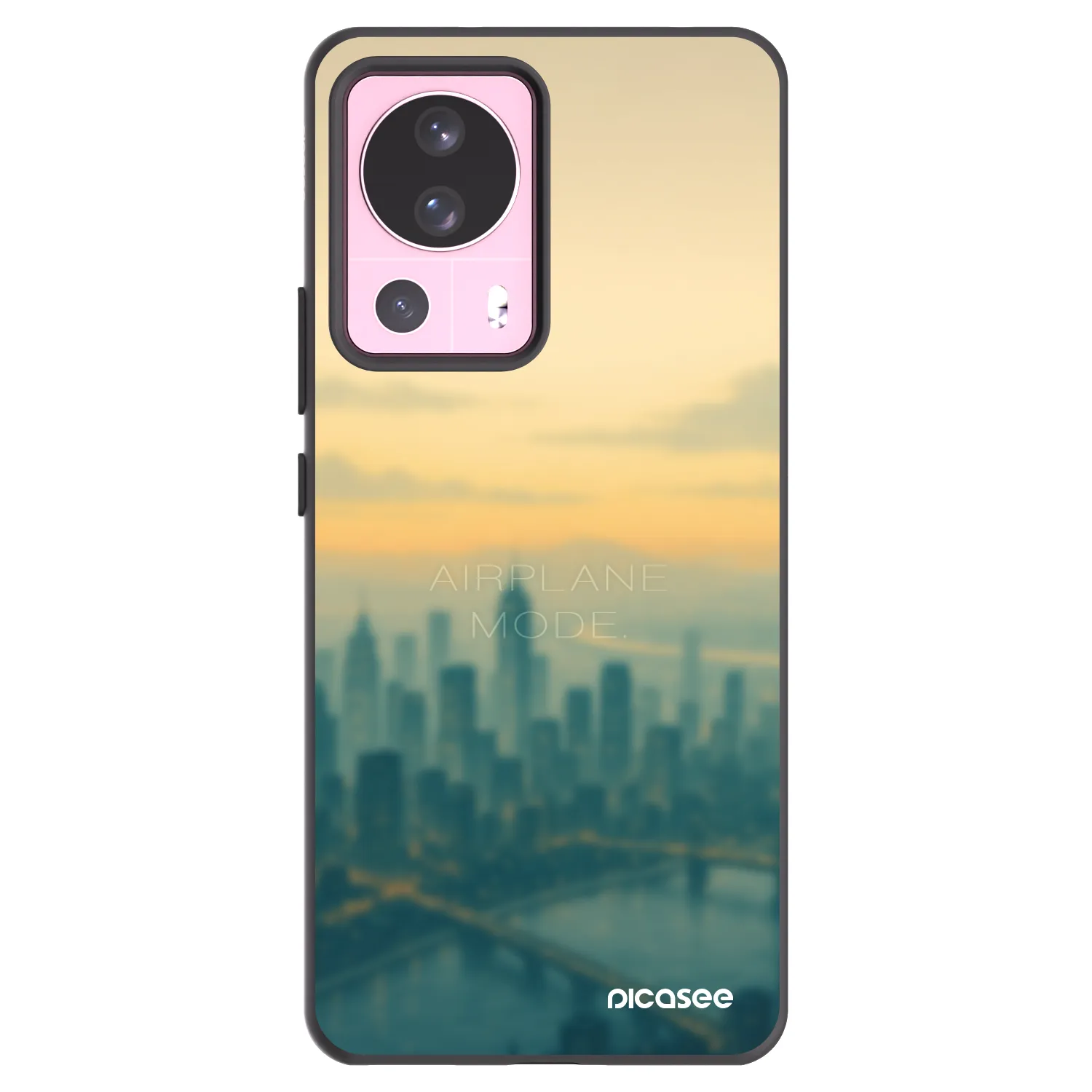 Picasee Μαύρη θήκη σιλικόνης για Xiaomi 13 Lite - Airplane mode