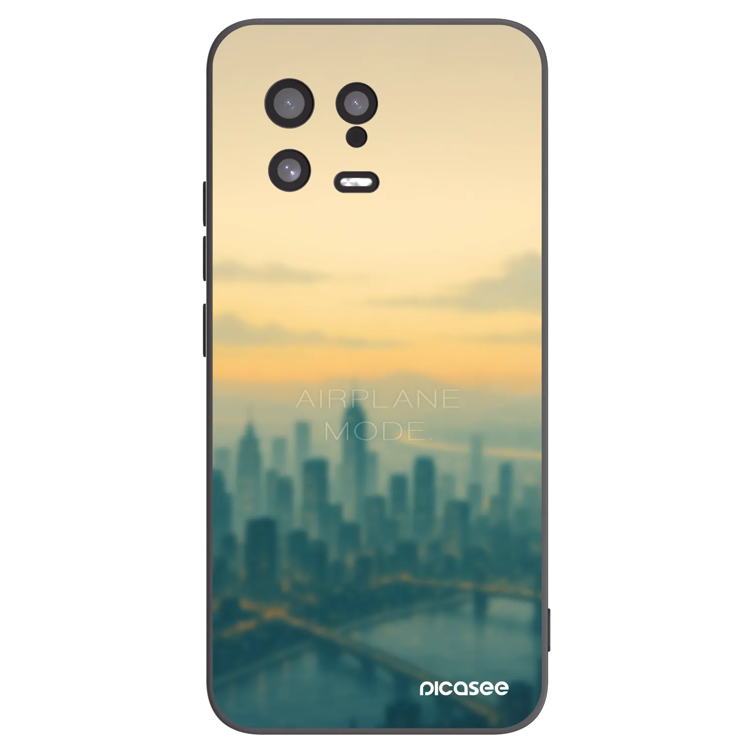 Picasee Μαύρη θήκη σιλικόνης για Xiaomi 13 - Airplane mode