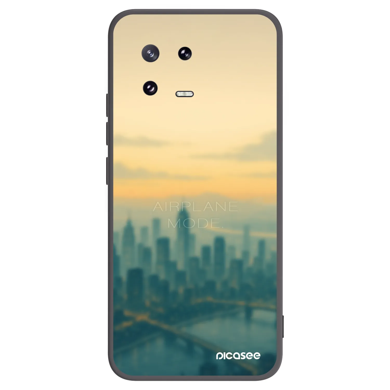Picasee Μαύρη θήκη σιλικόνης για Xiaomi 13 Pro - Airplane mode