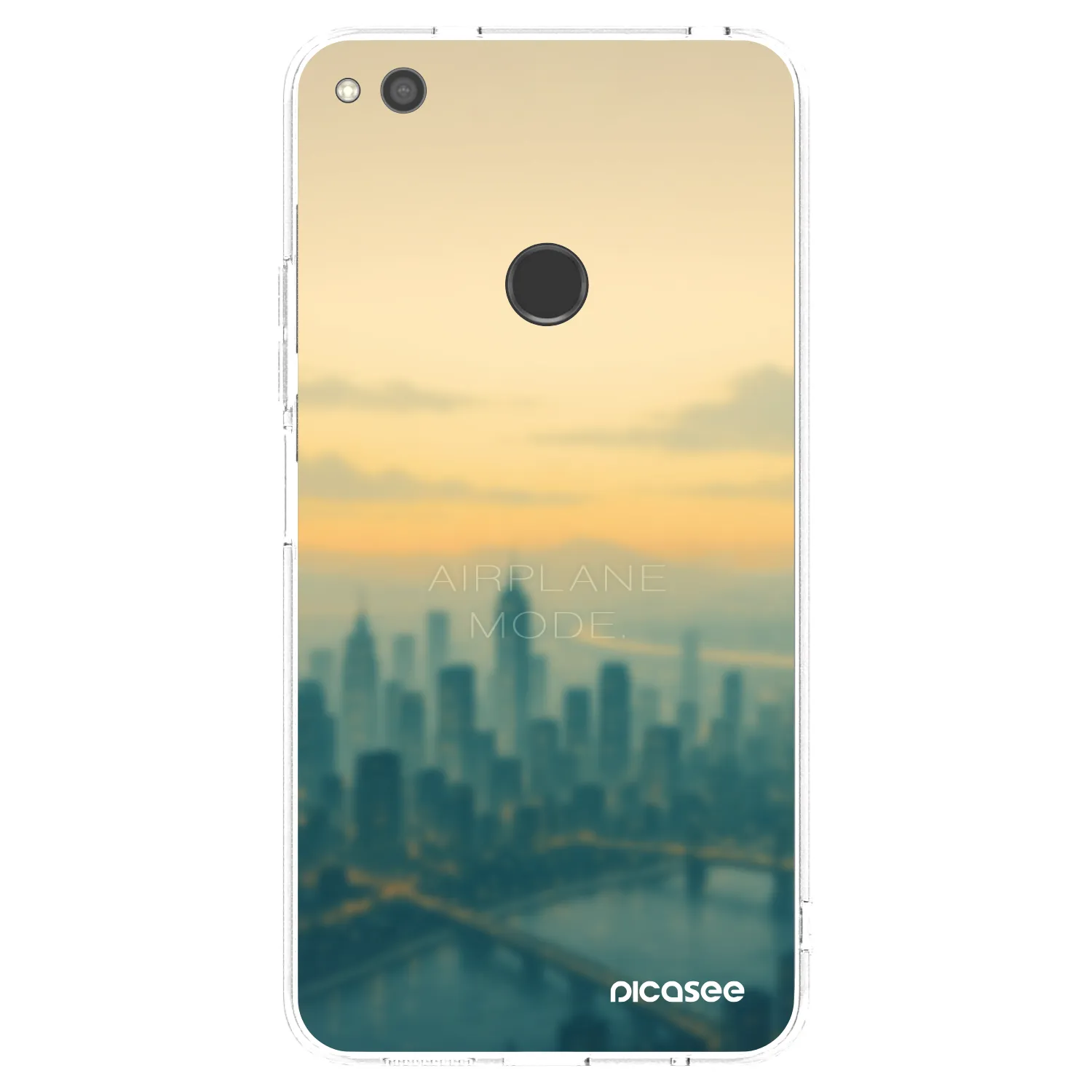 Picasee διαφανής θήκη σιλικόνης Huawei P9 Lite 2017 - Airplane mode