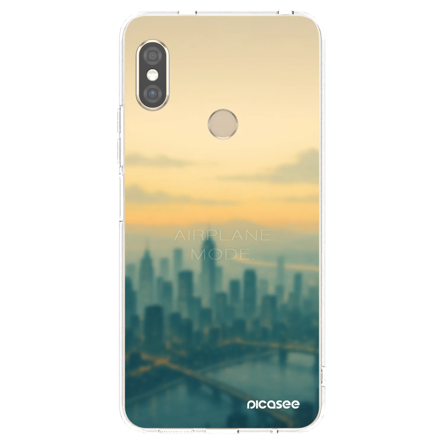 Picasee διαφανής θήκη σιλικόνης Xiaomi Redmi Note 5 Global - Airplane mode