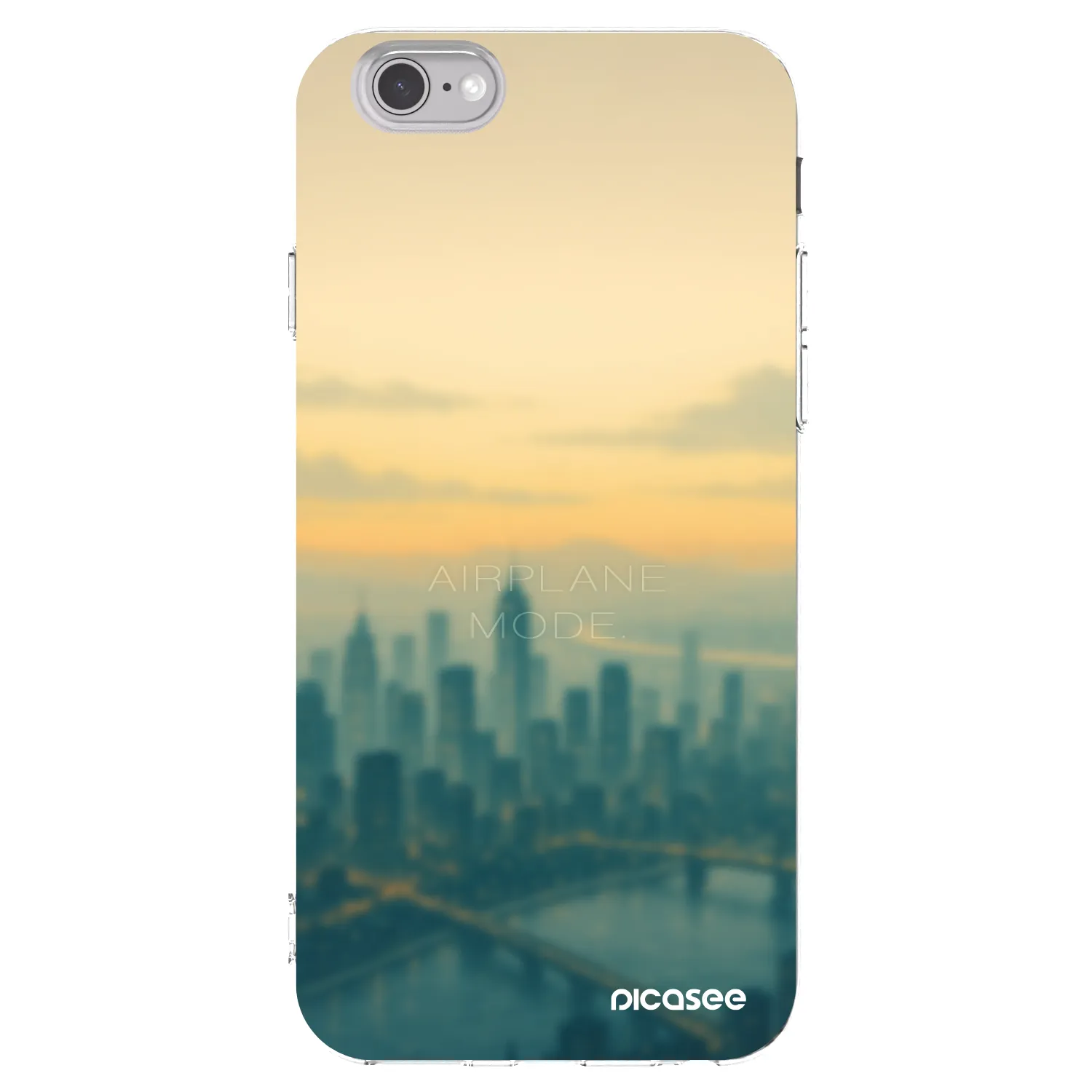 Picasee διαφανής θήκη σιλικόνης Apple iPhone 6/6S - Airplane mode