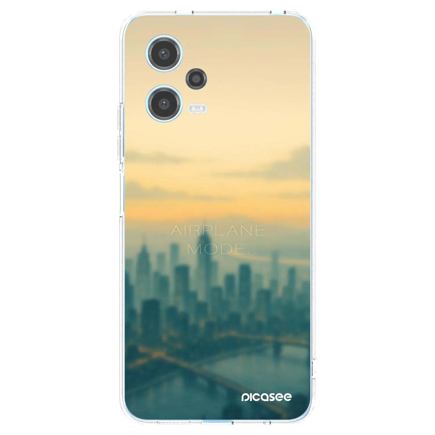 Picasee διαφανής θήκη σιλικόνης Xiaomi Redmi Note 12 5G - Airplane mode
