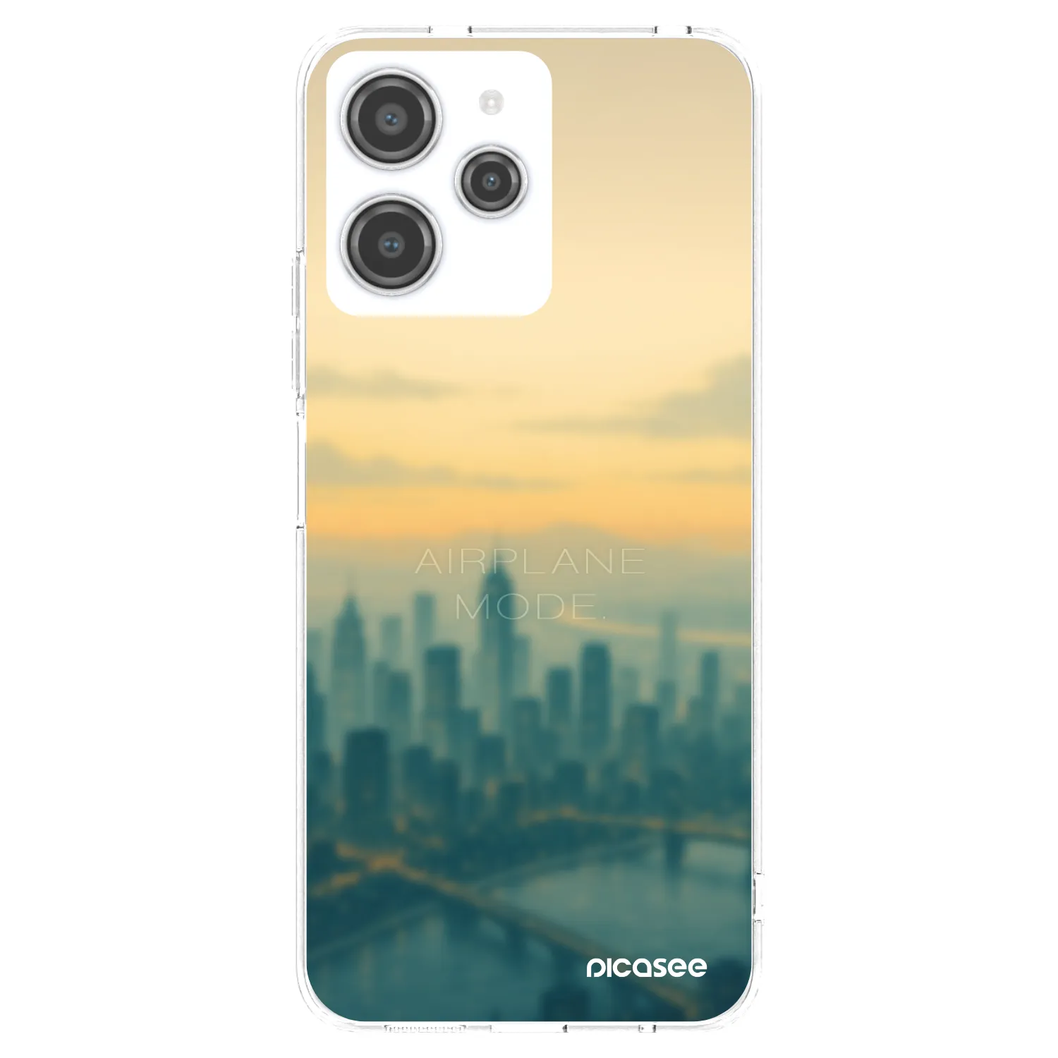 Picasee διαφανής θήκη σιλικόνης Xiaomi Redmi 12 4G - Airplane mode