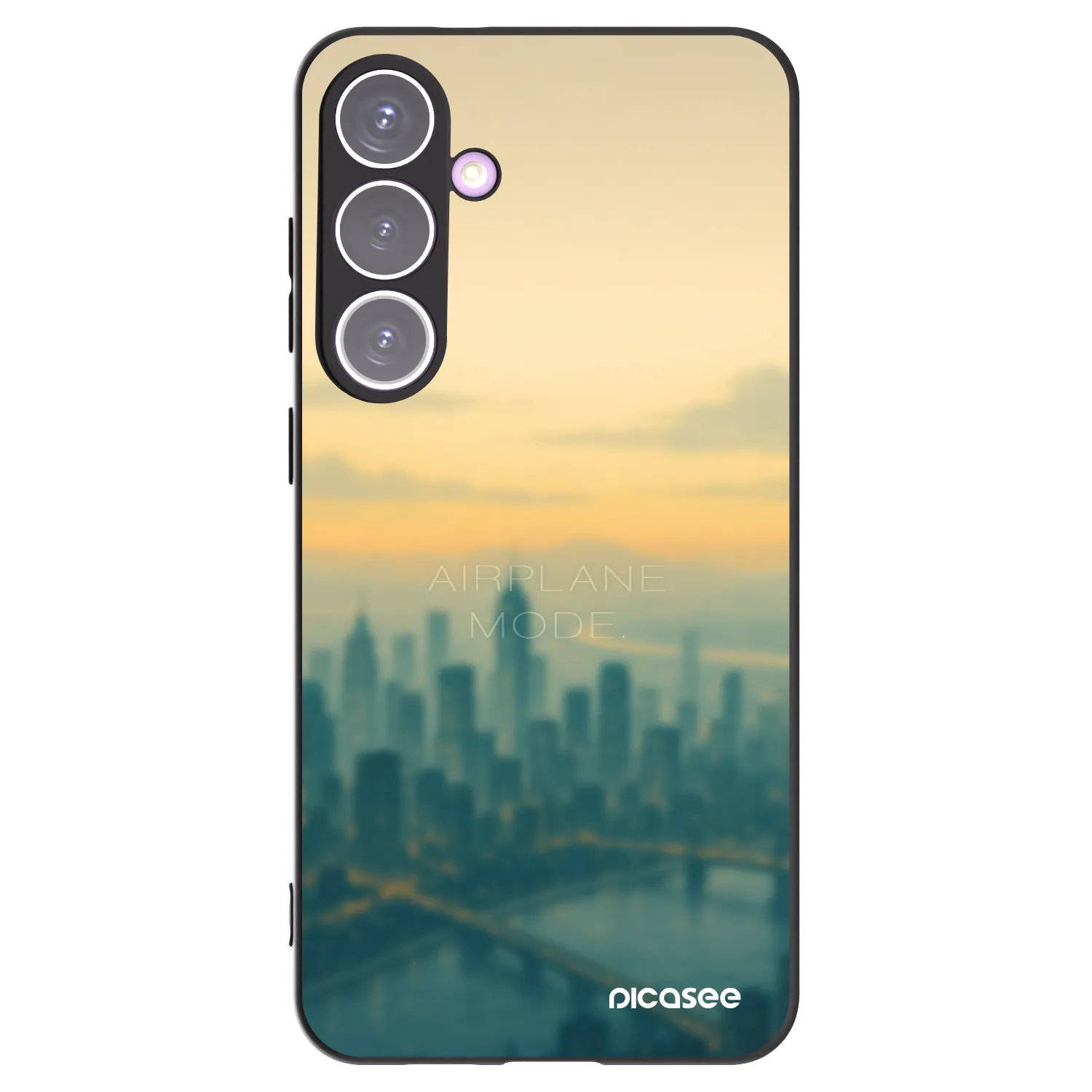 Picasee Μαύρη θήκη σιλικόνης για Samsung Galaxy S24+ S926B 5G - Airplane mode
