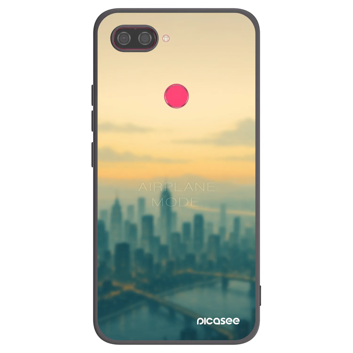 Picasee Μαύρη θήκη σιλικόνης για Xiaomi Mi 8 Lite - Airplane mode