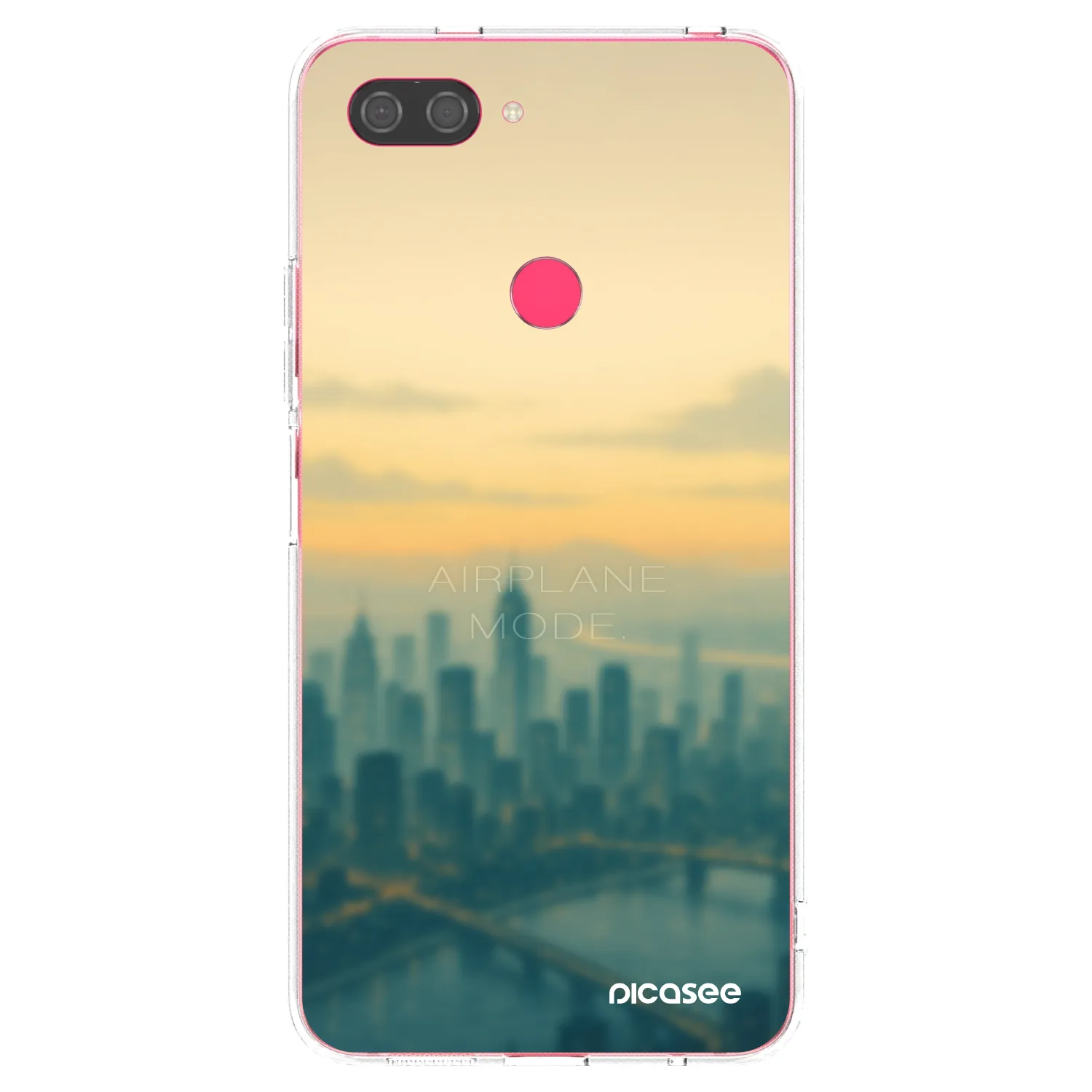 Picasee διαφανής θήκη σιλικόνης Xiaomi Mi 8 Lite - Airplane mode