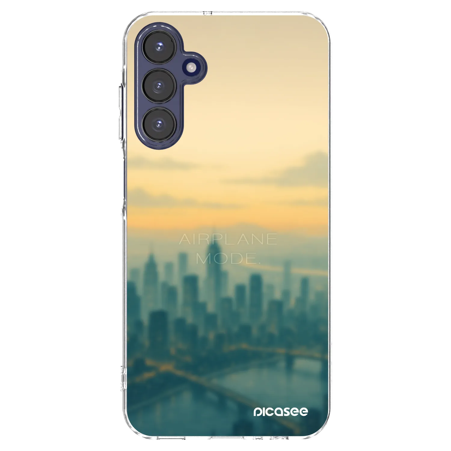 Picasee διαφανής θήκη σιλικόνης Samsung Galaxy A15 A155F 4G - Airplane mode