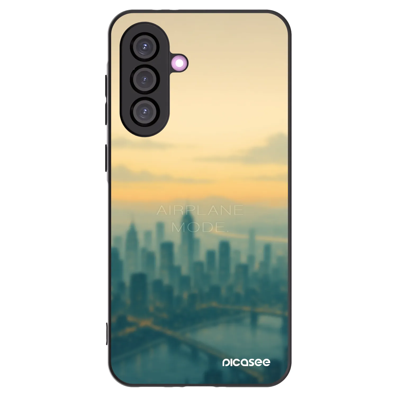 Picasee Μαύρη θήκη σιλικόνης για Samsung Galaxy A56 5G A566B - Airplane mode