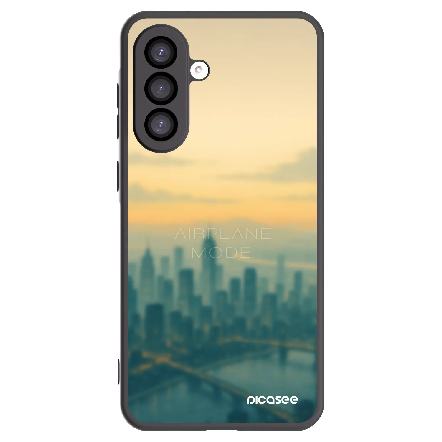 Picasee Μαύρη θήκη σιλικόνης για Samsung Galaxy A26 5G A266B - Airplane mode