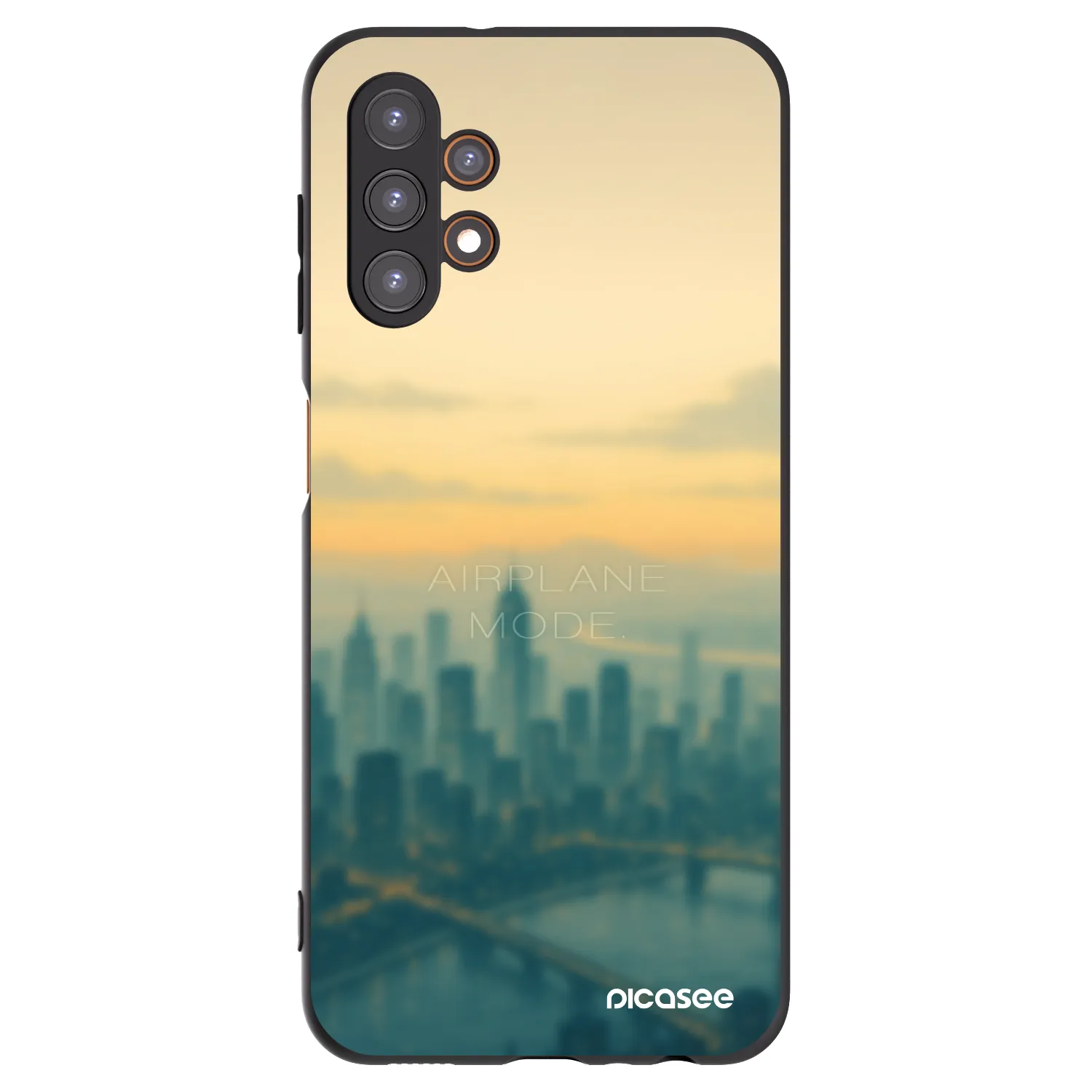 Picasee Μαύρη θήκη σιλικόνης για Samsung Galaxy A13 5G - Airplane mode