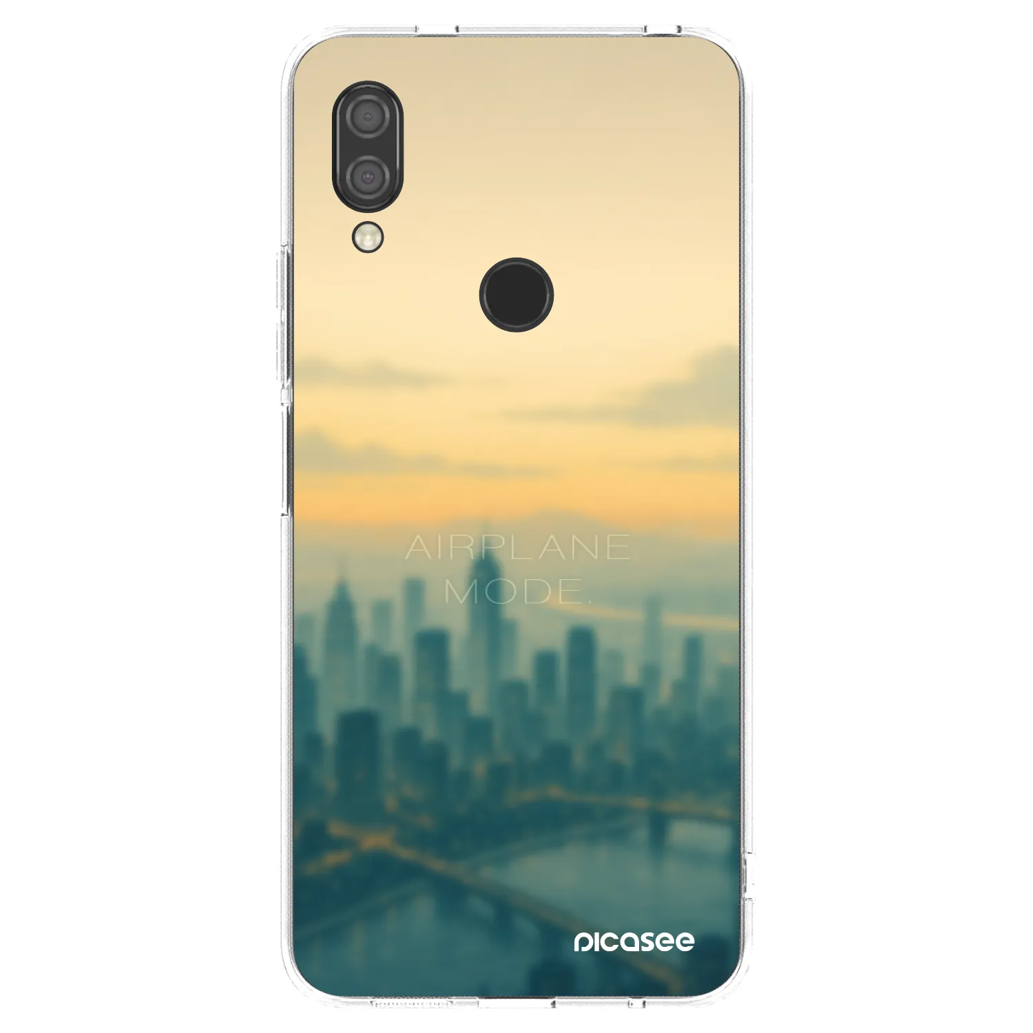 Picasee διαφανής θήκη σιλικόνης Xiaomi Redmi 7 - Airplane mode