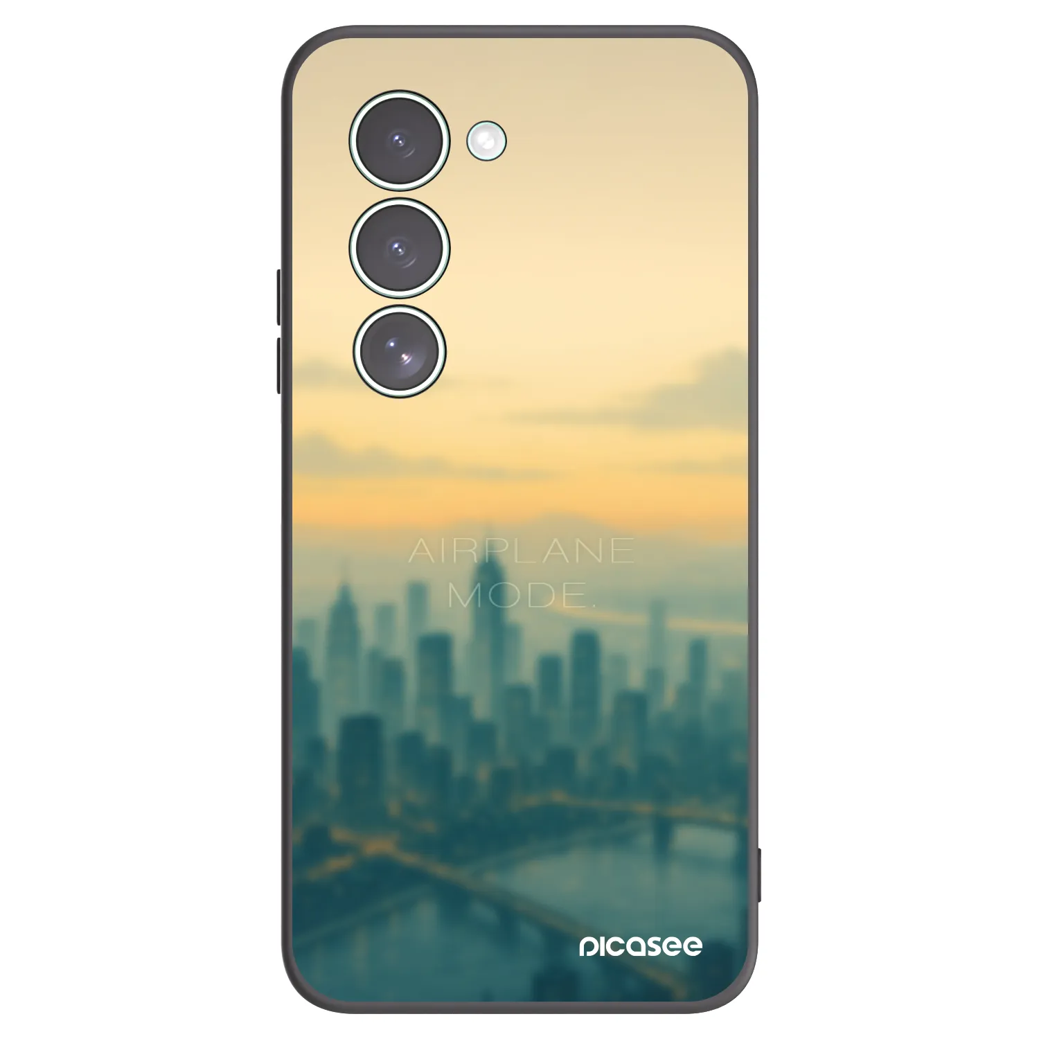 Picasee Μαύρη θήκη σιλικόνης για Xiaomi Redmi 15 5G - Airplane mode