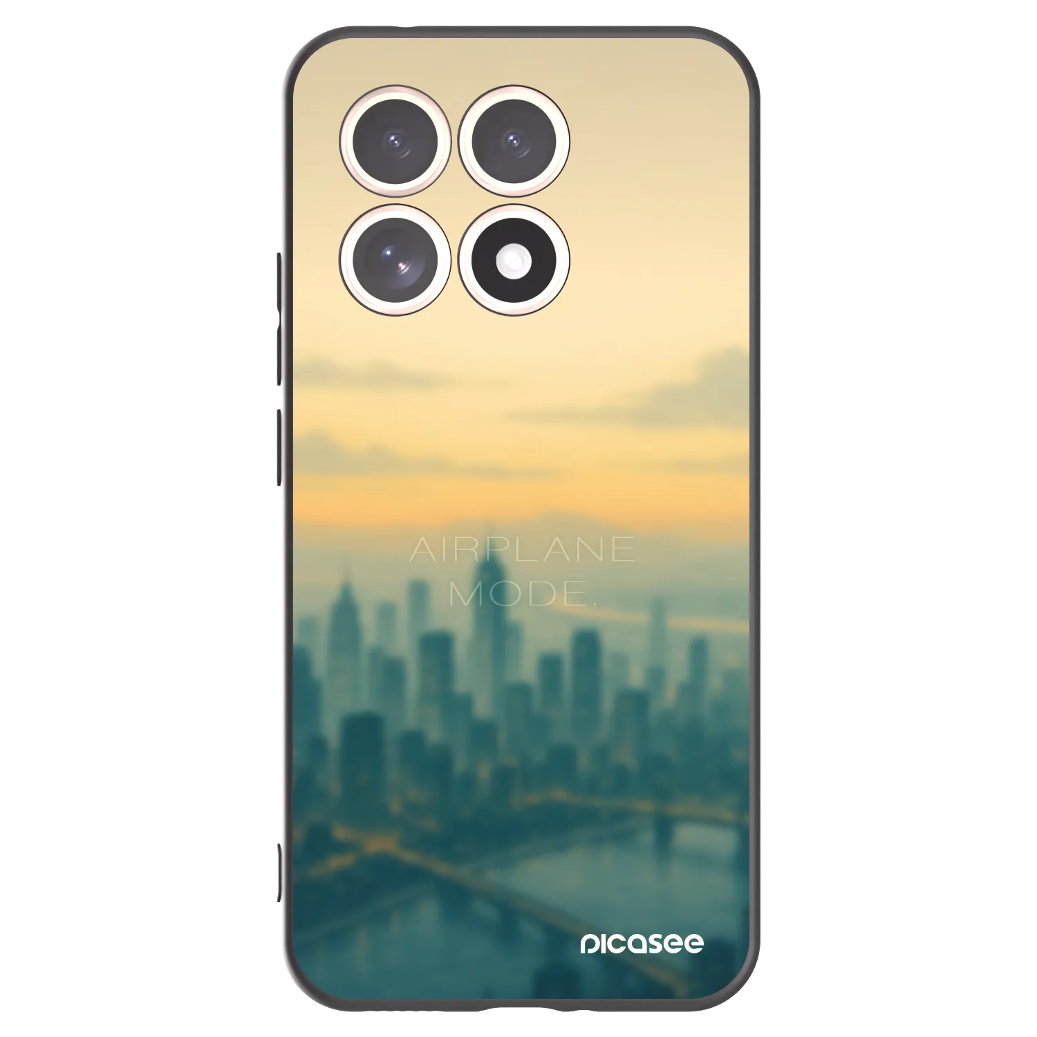 Picasee Μαύρη θήκη σιλικόνης για Xiaomi 15T - Airplane mode