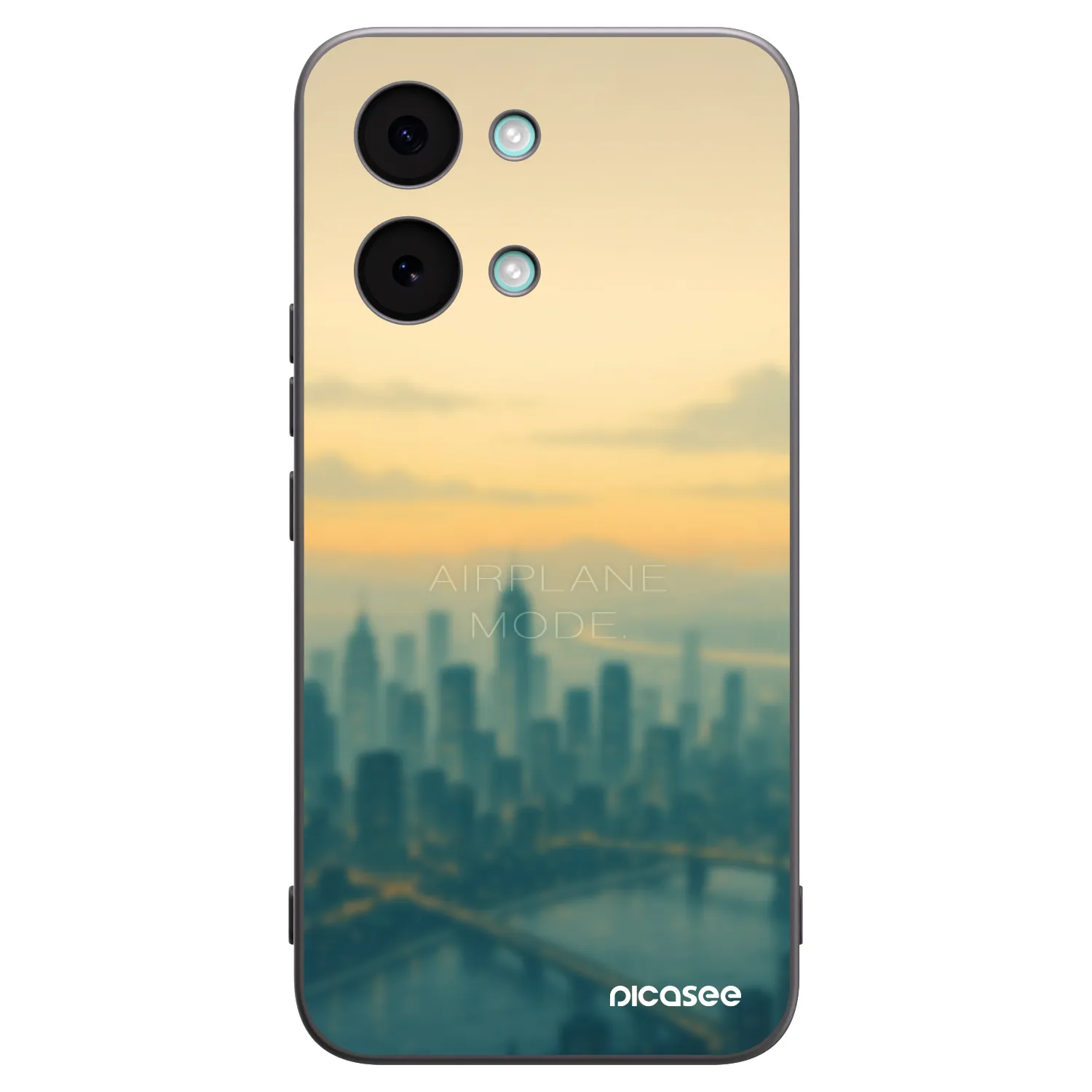 Picasee Μαύρη θήκη σιλικόνης για Xiaomi Poco X8 Pro Max - Airplane mode