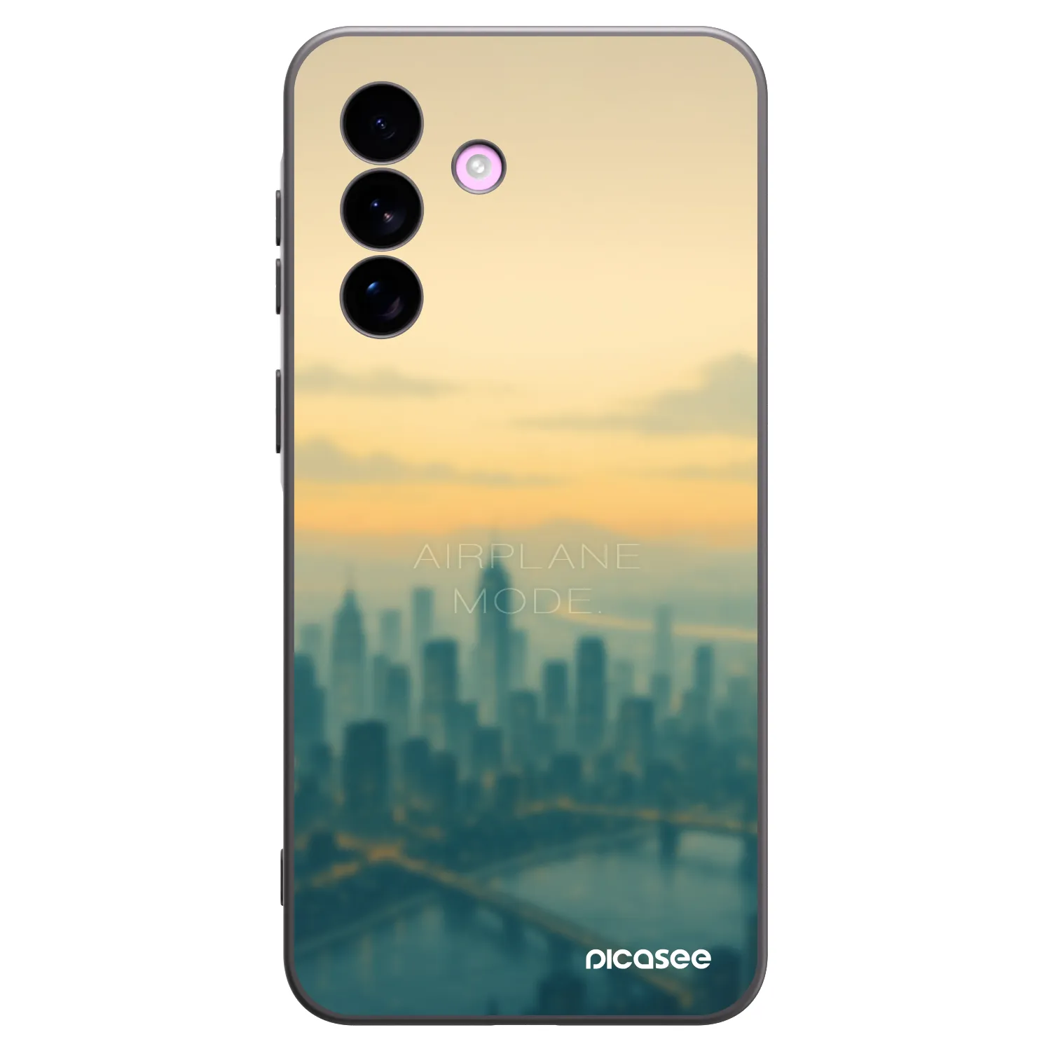 Picasee Μαύρη θήκη σιλικόνης για Samsung Galaxy A57 5G - Airplane mode
