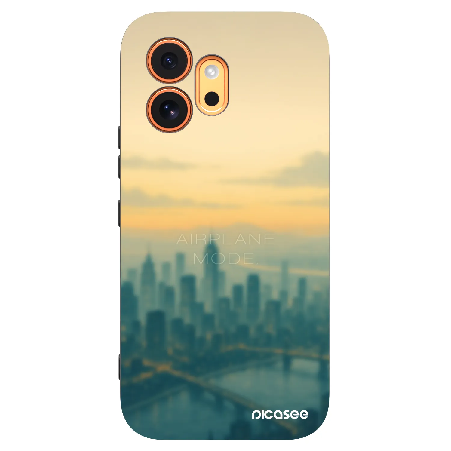 Picasee Μαύρη θήκη σιλικόνης για Honor 600 - Airplane mode
