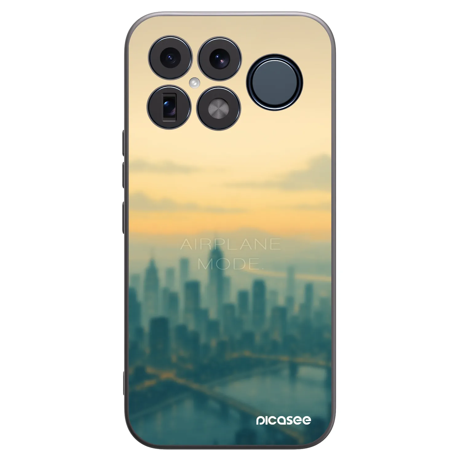 Picasee Μαύρη θήκη σιλικόνης για Xiaomi Poco F8 Ultra - Airplane mode