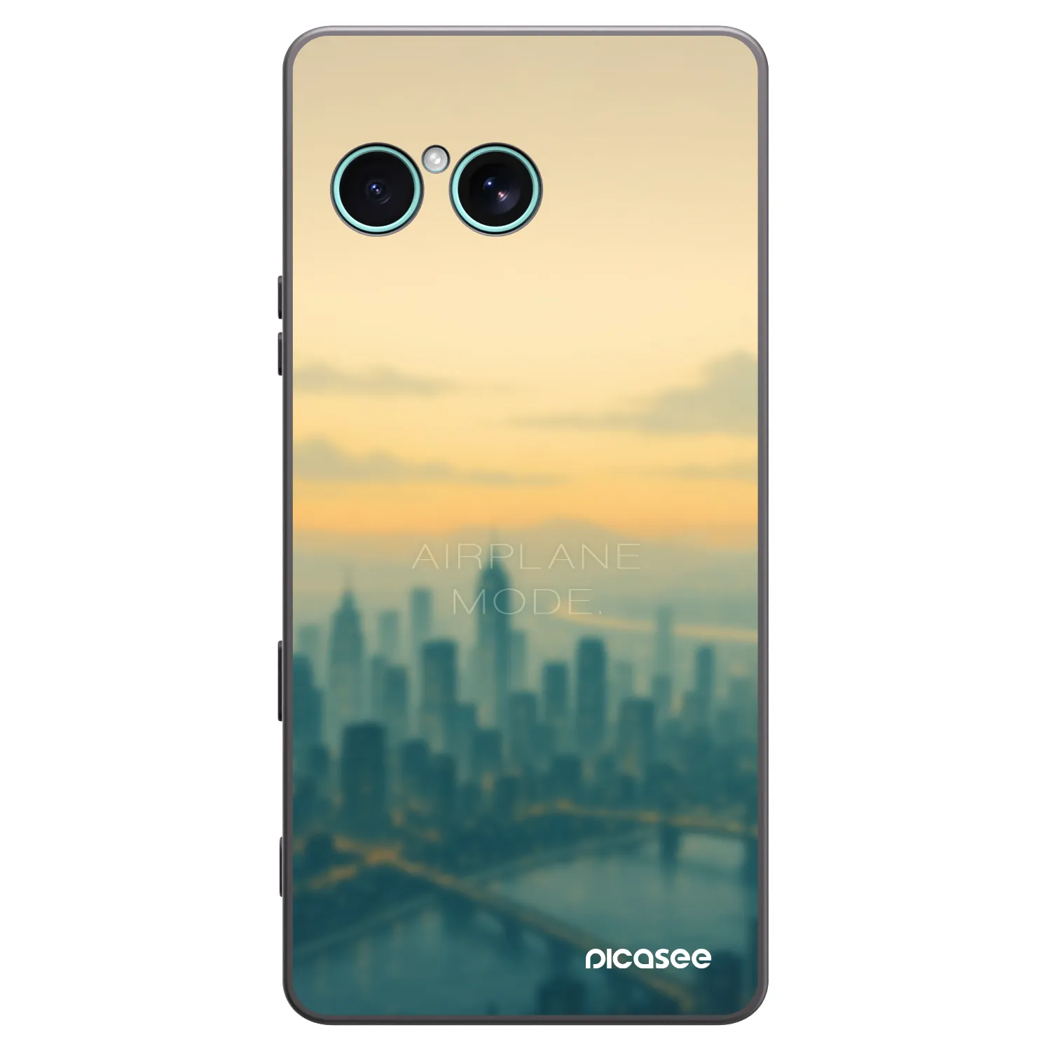 Picasee Μαύρη θήκη σιλικόνης για Sony Xperia 10 VII - Airplane mode