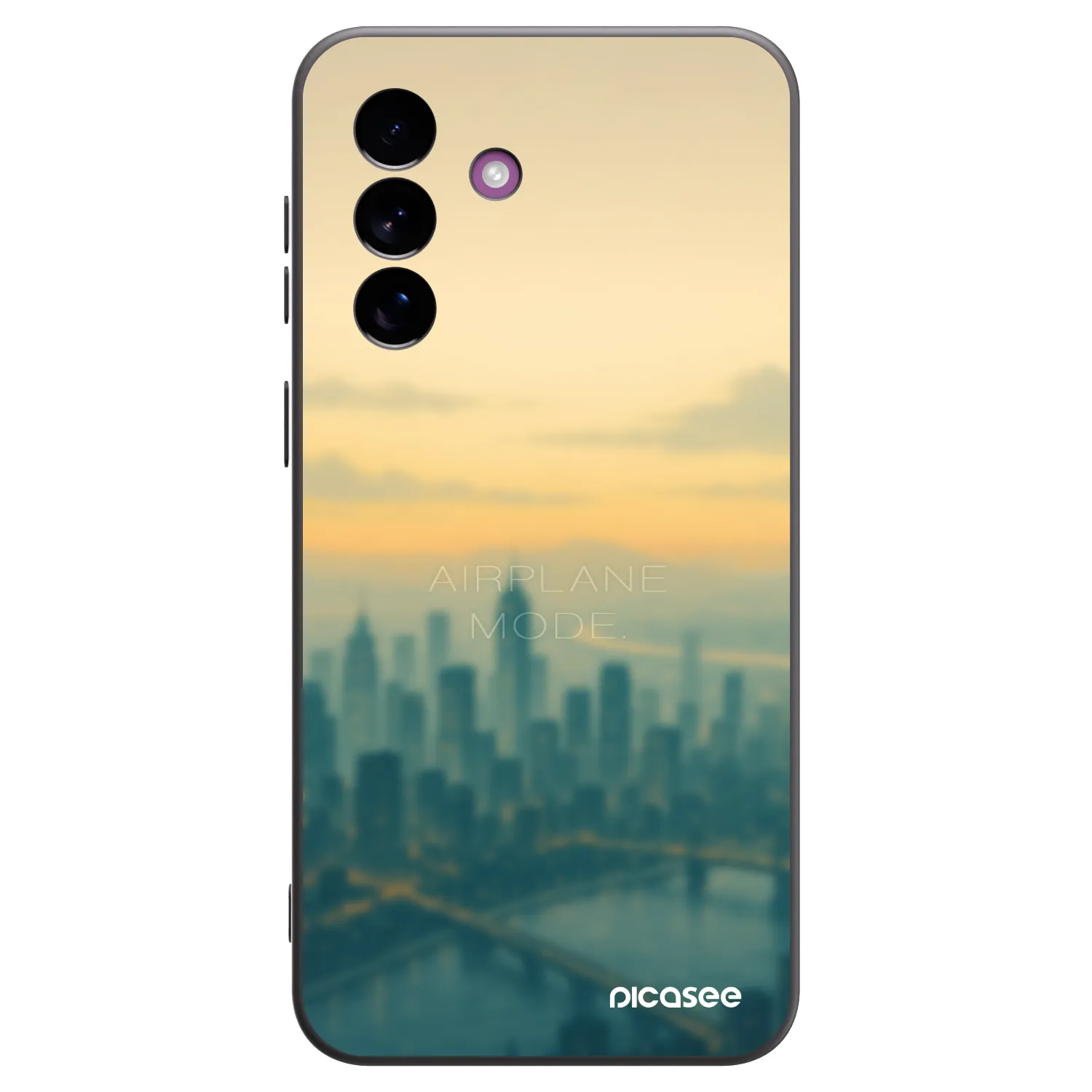 Picasee Μαύρη θήκη σιλικόνης για Samsung Galaxy A37 - Airplane mode