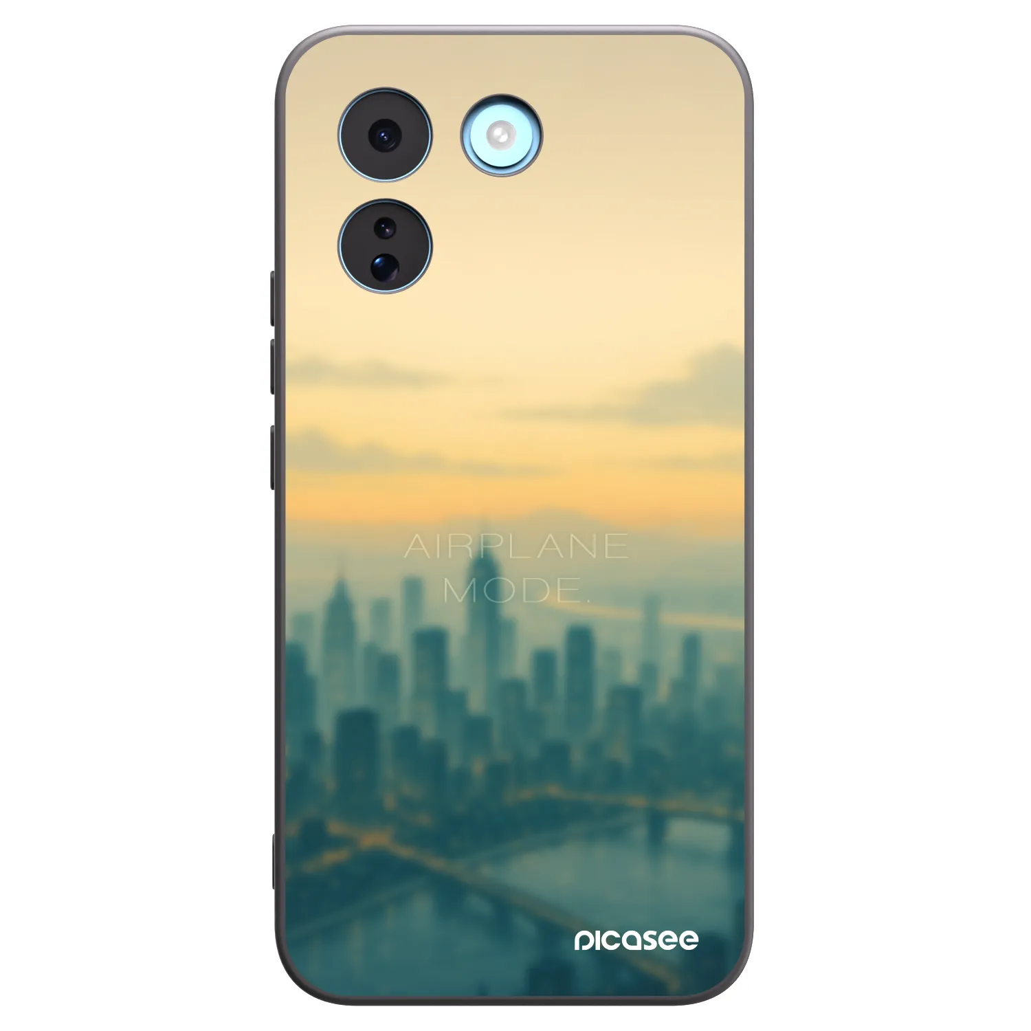 Picasee Μαύρη θήκη σιλικόνης για Xiaomi Redmi Note 17 Pro MAX 5G - Airplane mode