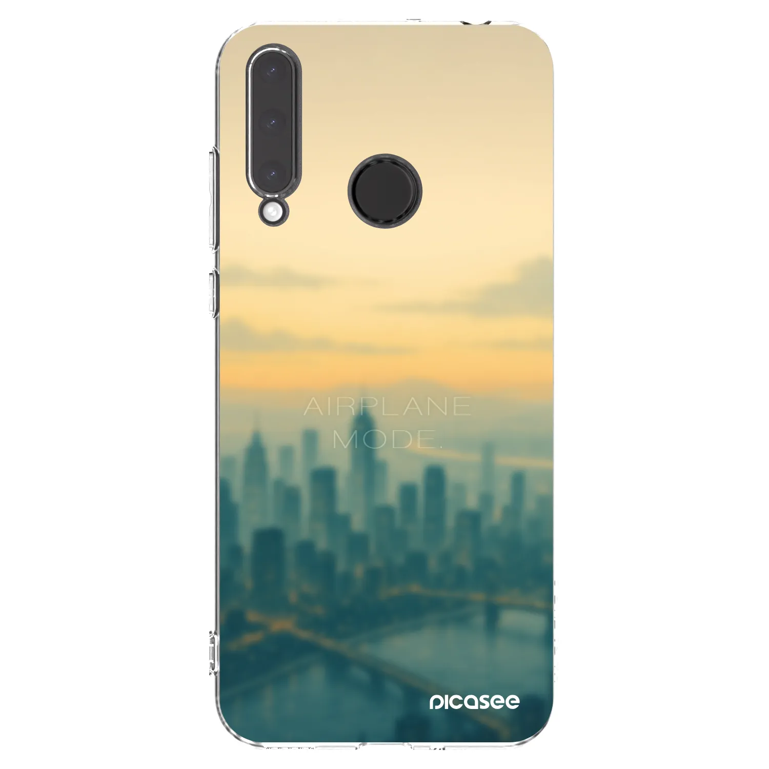 Picasee διαφανής θήκη σιλικόνης Honor 20 Lite - Airplane mode