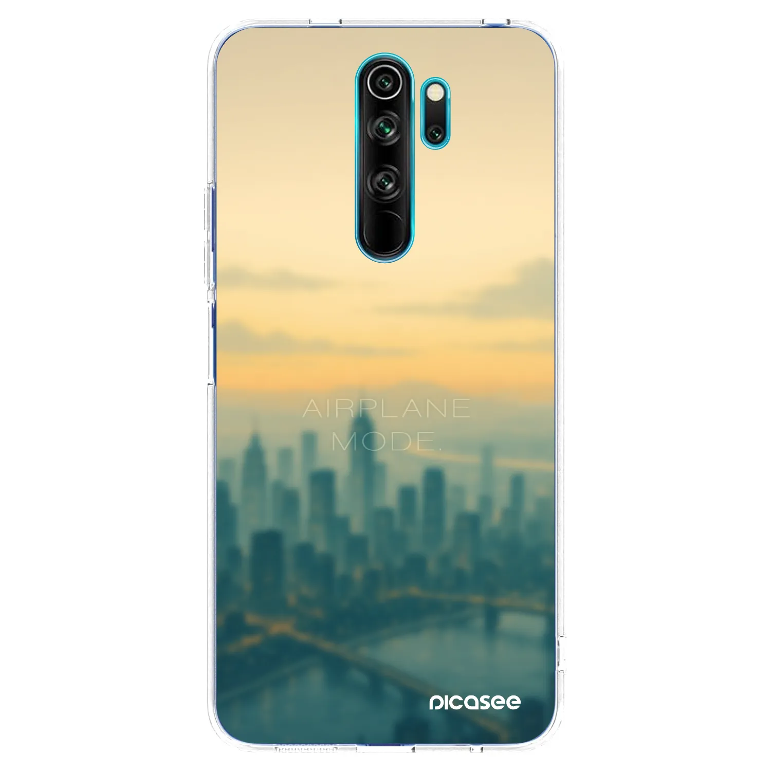 Picasee διαφανής θήκη σιλικόνης Xiaomi Redmi Note 8 Pro - Airplane mode