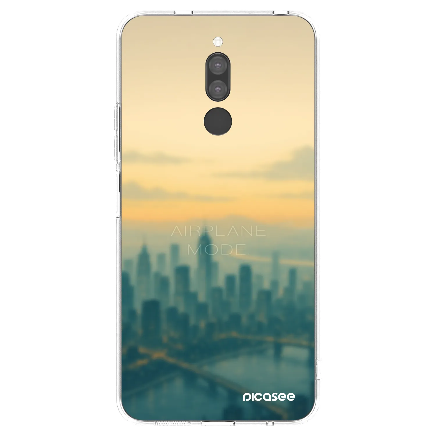 Picasee διαφανής θήκη σιλικόνης Xiaomi Redmi 8 - Airplane mode