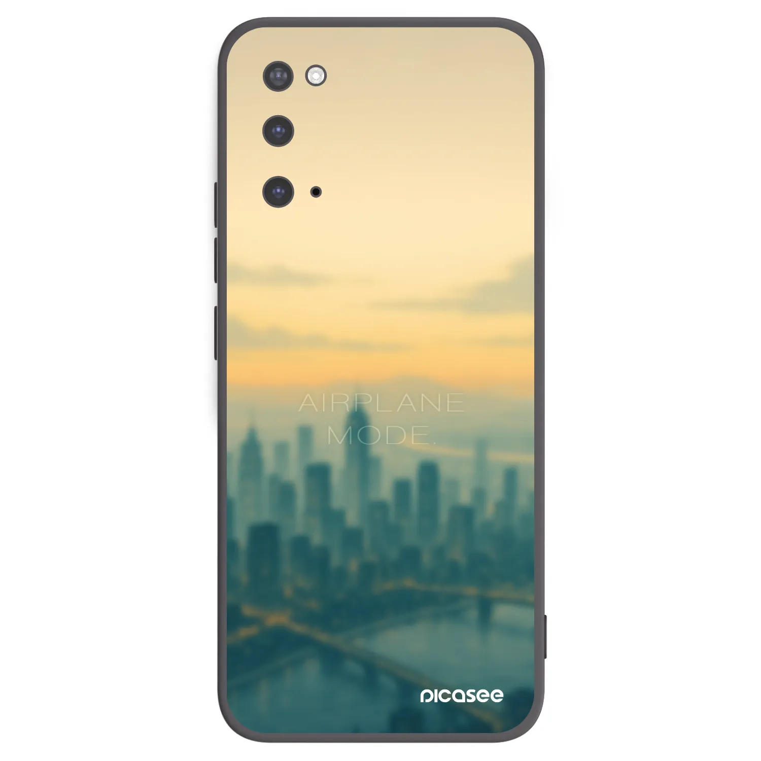 Picasee Μαύρη θήκη σιλικόνης για Samsung Galaxy S20 G980F - Airplane mode