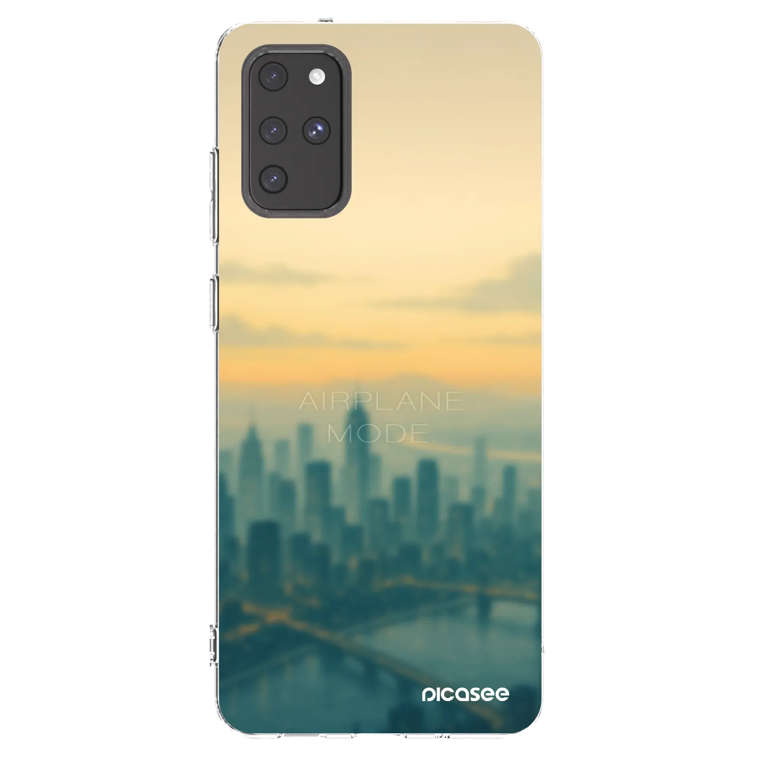 Picasee διαφανής θήκη σιλικόνης Samsung Galaxy S20+ G985F - Airplane mode