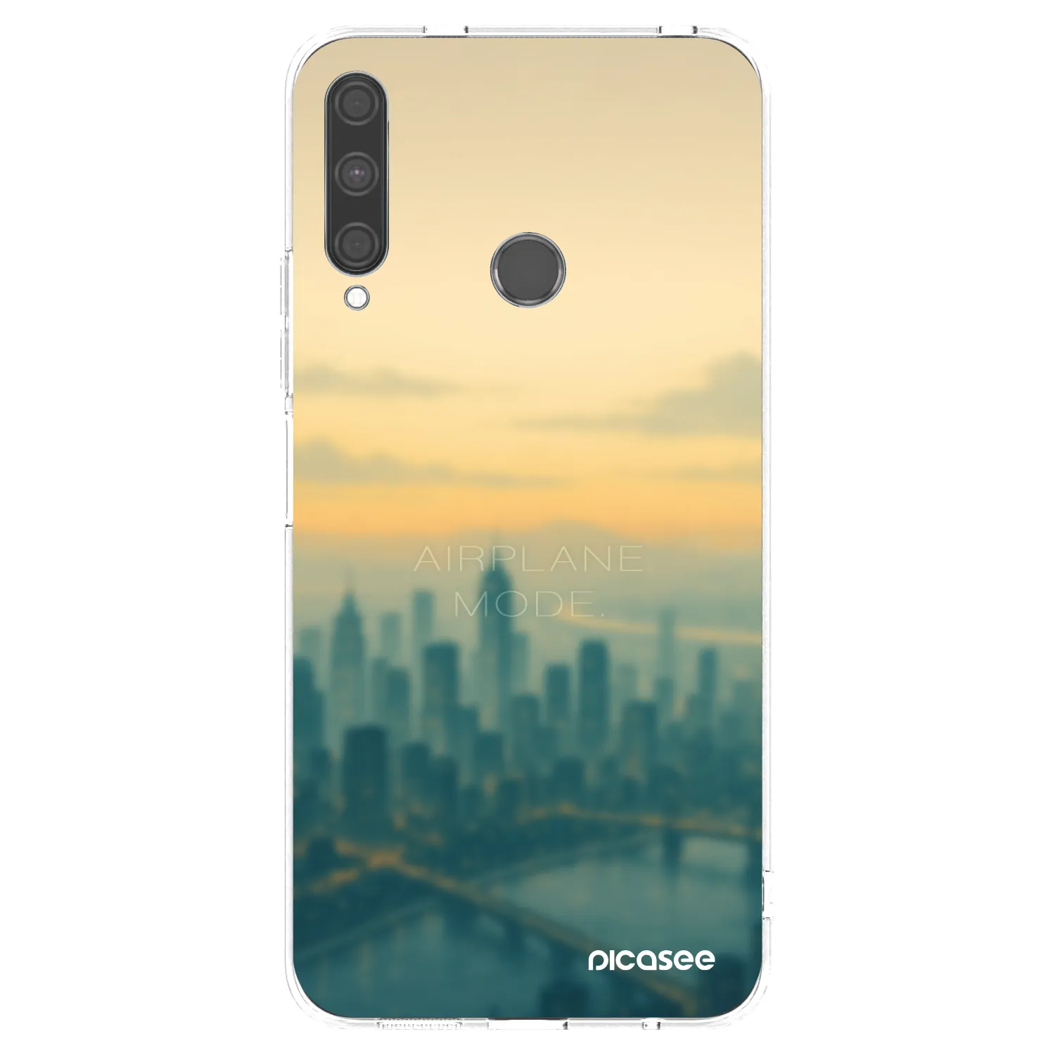 Picasee διαφανής θήκη σιλικόνης Huawei P40 Lite E - Airplane mode