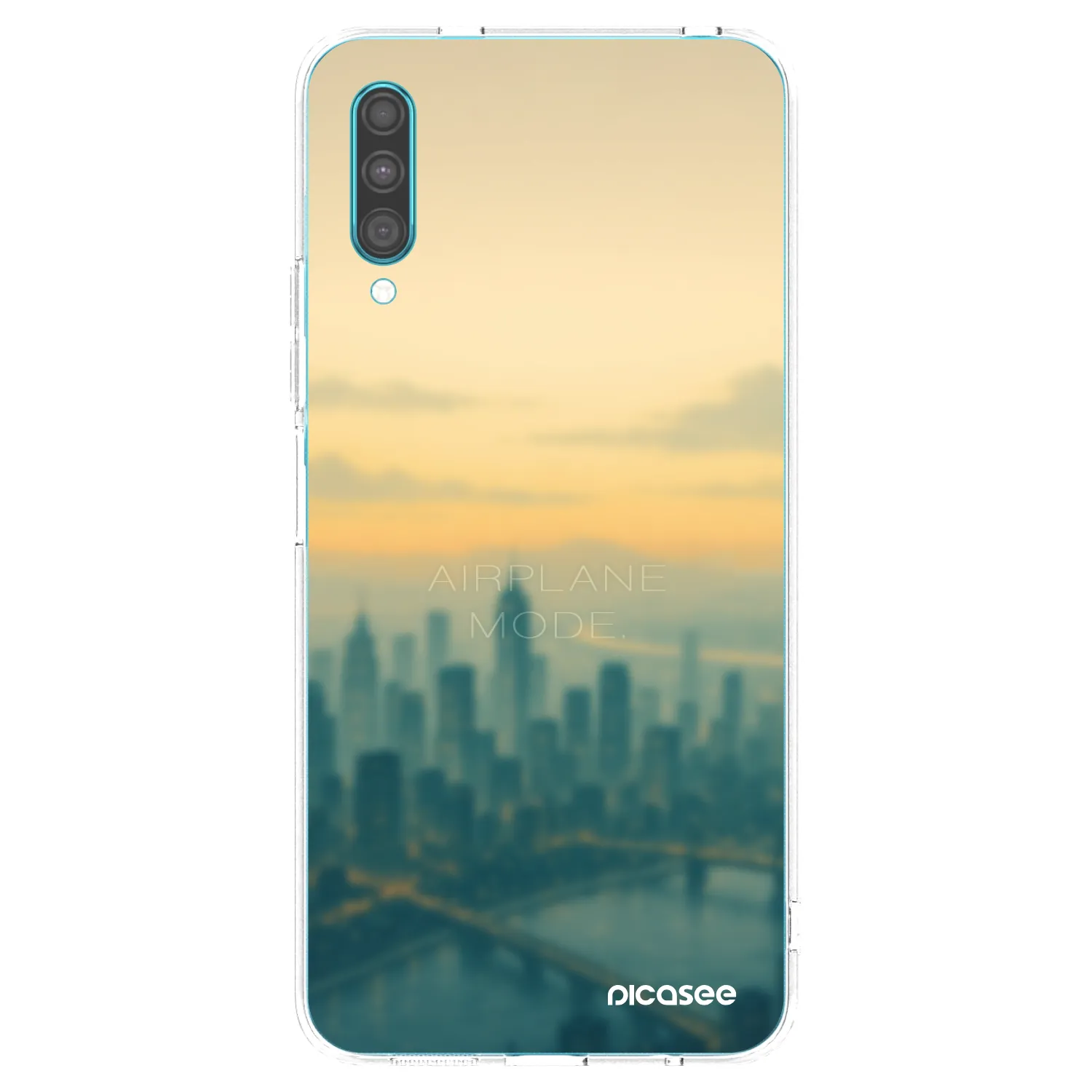 Picasee διαφανής θήκη σιλικόνης Samsung Galaxy A30s A307F - Airplane mode