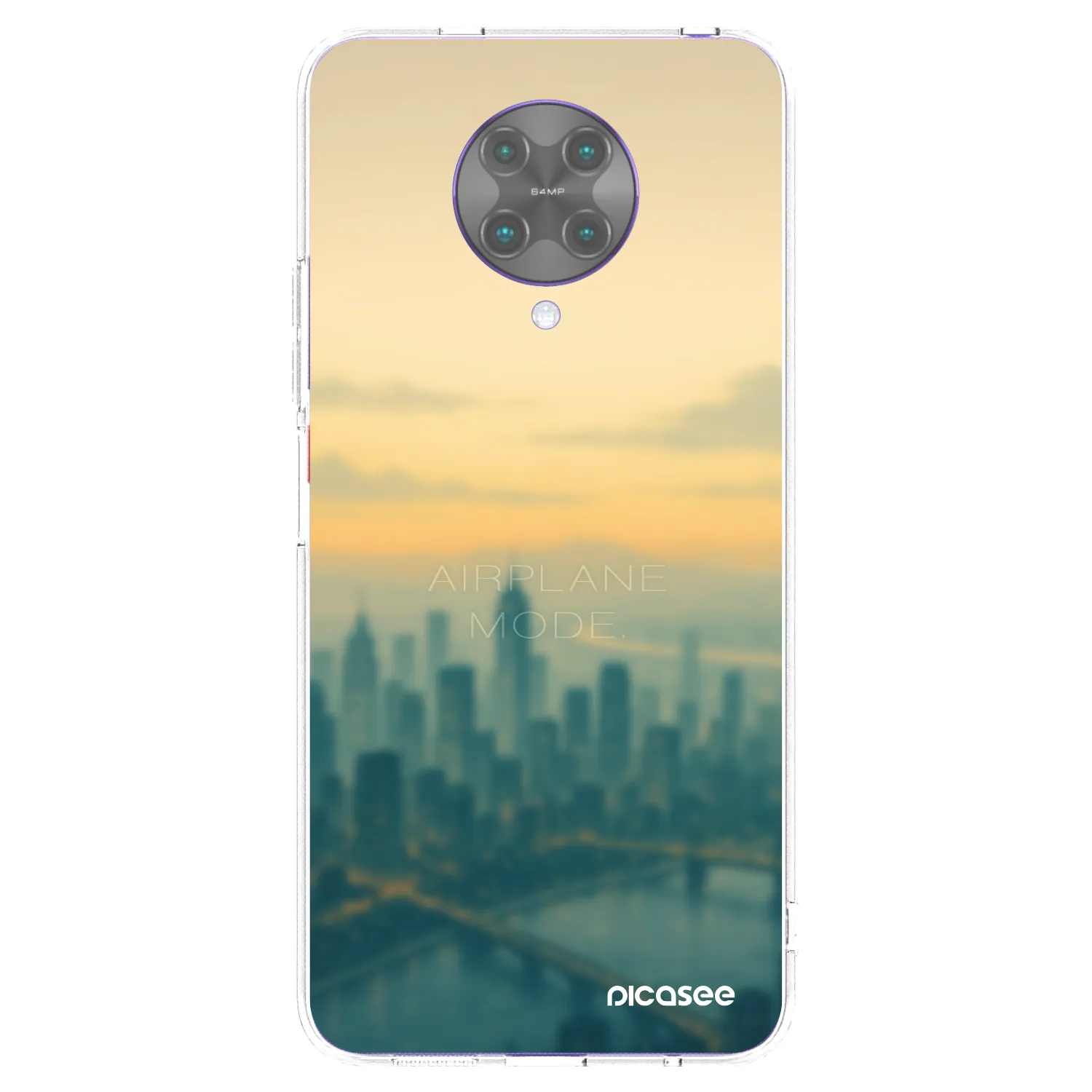 Picasee διαφανής θήκη σιλικόνης Xiaomi Poco F2 Pro - Airplane mode