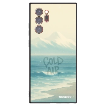 Picasee Μαύρη θήκη σιλικόνης για Samsung Galaxy Note 20 Ultra - COLD AIR