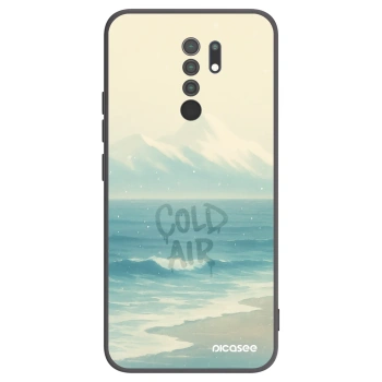 Picasee Μαύρη θήκη σιλικόνης για Xiaomi Redmi 9 - COLD AIR