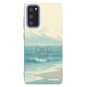 Picasee διαφανής θήκη σιλικόνης Samsung Galaxy S20 FE - COLD AIR