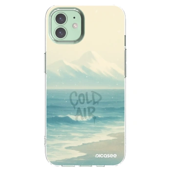 Picasee διαφανής θήκη σιλικόνης Apple iPhone 12 - COLD AIR
