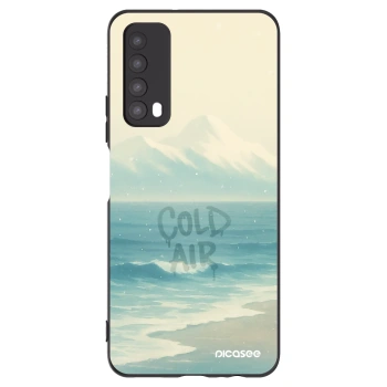 Picasee Μαύρη θήκη σιλικόνης για Huawei P Smart 2021 - COLD AIR