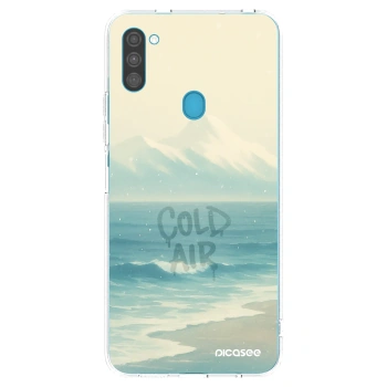 Picasee διαφανής θήκη σιλικόνης Samsung Galaxy M11 - COLD AIR