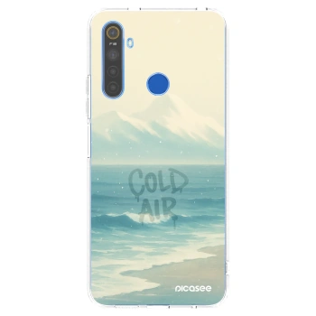 Picasee διαφανής θήκη σιλικόνης Realme 5 - COLD AIR