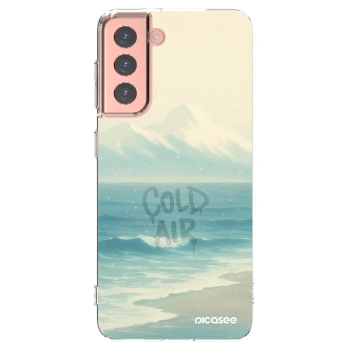 Picasee διαφανής θήκη σιλικόνης Samsung Galaxy S21 5G G991B - COLD AIR