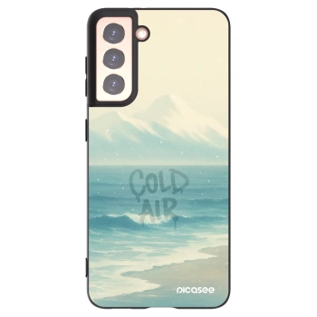 Picasee Μαύρη θήκη σιλικόνης για Samsung Galaxy S21 5G G991B - COLD AIR